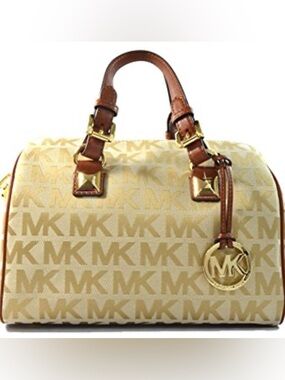 Michael Kors Grayson Medium Satchel Jacquard bag